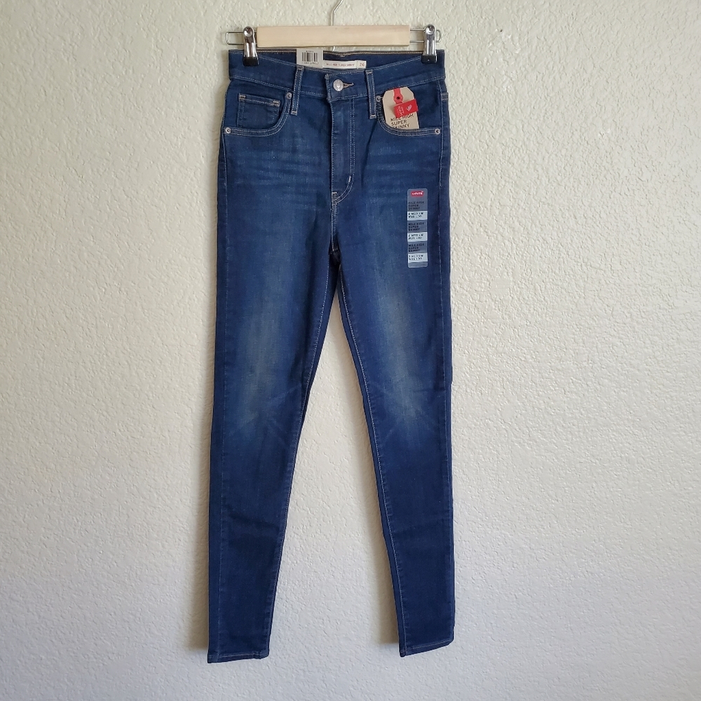 Levi's Mile High Rise Super Skinny Jeans - Picture 4 of 7